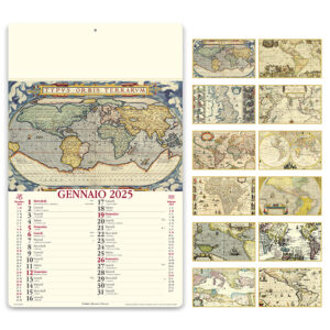 PA012 ANTICHE MAPPE confez. da 1 pz. calendario: cm 31x52,5 ca
testata: cm 31x10,5 ca