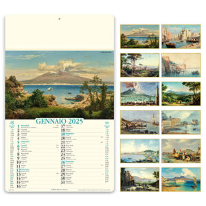 PA018 NAPOLI ANTICA confez. da 1 pz. calendario: cm 31x52.5 ca
testata: cm 31x10.5 ca