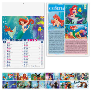 PA105 FAVOLE confez. da 1 pz. calendario: cm 30x47 ca
testata: cm 30x9 ca