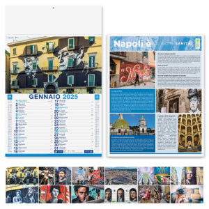 PA118 NAPULE confez. da 100 pz. calendario: cm 30x47 ca
testata: cm 30x9 ca