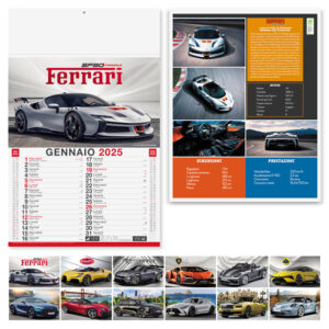 PA162 AUTO SPORTIVE confez. da 1 pz. calendario: cm 30x47 ca
testata: cm 30x9 ca