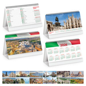 PA401 CITTA' D'ITALIA confez. da 1 pz. calendario: cm 19x14,5 ca
piedino: cm 19x3,5 ca