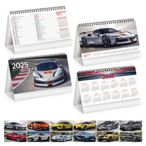 PA406 AUTO SPORTIVE confez. da 1 pz. calendario: cm 19x14,5 ca
piedino: cm 19x3,5 ca
