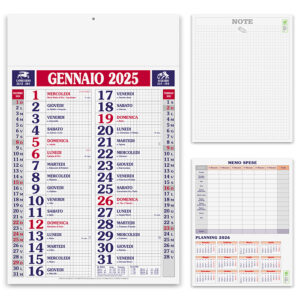 PA610 QUADRETTATO confez. da 1 pz. calendario: cm 30x47 ca
testata: cm 30x9 ca