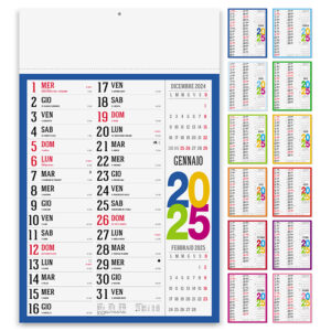PA614 SWEDISH confez. da 1 pz. calendario: cm 30x47 ca
testata: cm 30x9 ca