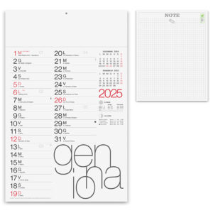 PA615 MODERNO confez. da 1 pz. calendario: cm 30x47 ca
testata: cm 30x9 ca
