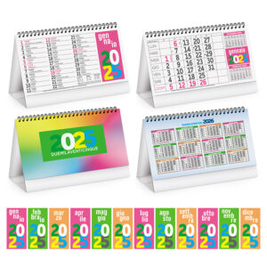 PA706 COLOR TABLE confez. da 1 pz. calendario: cm 19x14,5 ca
piedino: cm 19x3,5 ca