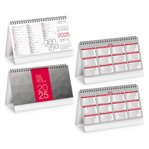 PA720 MOD TABLE confez. da 1 pz. calendario: cm 19x14,5 ca
piedino: cm 19x3,5 ca