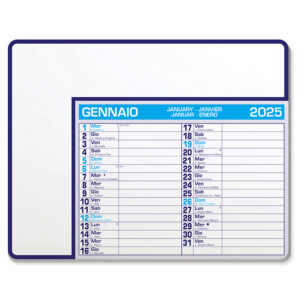 PA782 CALENDAR PAD EDGE confez. da 100 pz. cm 23x18 ca