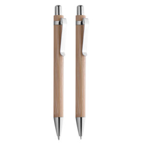 PD497 BAMBOO SET confez. da 25 pz. penna Ø cm 1,1x h14  ca
portamina Ø cm 1,1x h14 ca
astuccio cm 17 x 4 x 2,2 ca