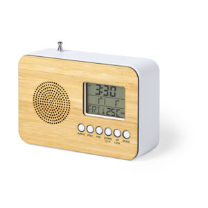 PF188 BAMBOO RADIO confez. da 1 pz. 12,5 x 8,5 x 4,7 cm