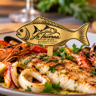 Pesce Segnapiatto Personalizzato